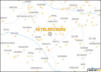 map of Sētalān-i Zhūrū