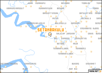 map of Setambak Ulu