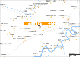 map of Setāmīyeh-ye Bozorg