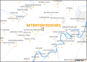 map of Setāmīyeh-ye Kūchek