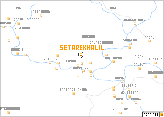 map of Setār-e Khalīl