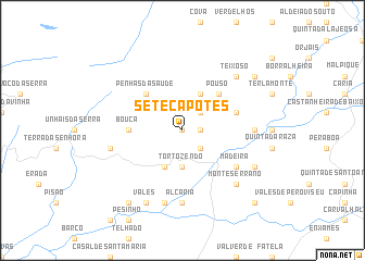 map of Sete Capotes