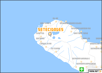 map of Sete Cidades