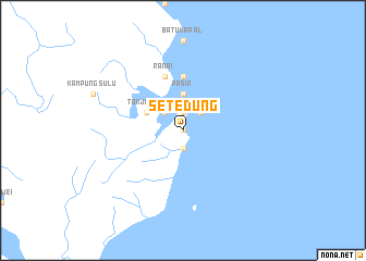 map of Setedung