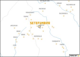 map of Setefumbira