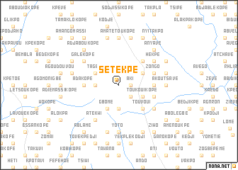 map of Sétekpé