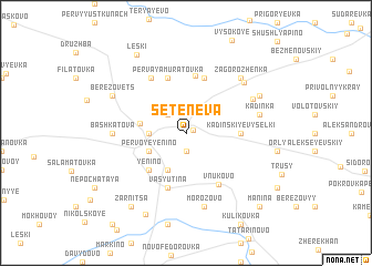 map of Setenëva