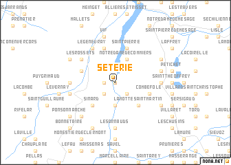 map of Setérié