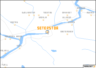 map of Seterstøa