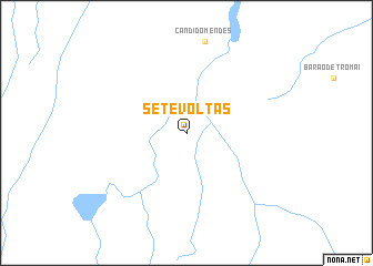 map of Sete Voltas