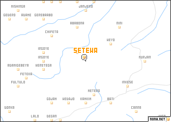 map of Setewa