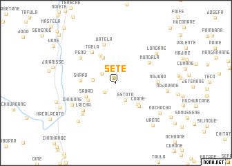 map of Sete