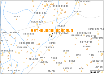 map of Seth Muhammad Hārūn