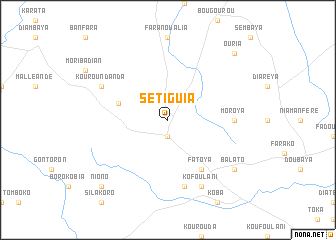 map of Setiguia