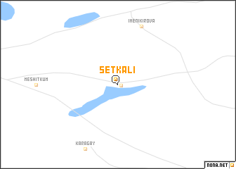 map of Setkali