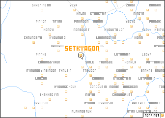 map of Setkyagon