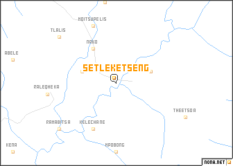 map of Setleketseng