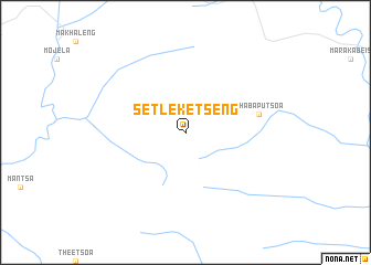 map of Setleketseng