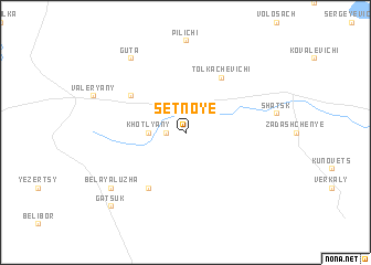 map of Setnoye