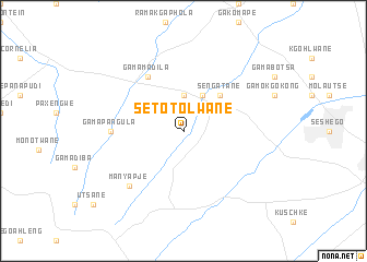 map of Setotolwane