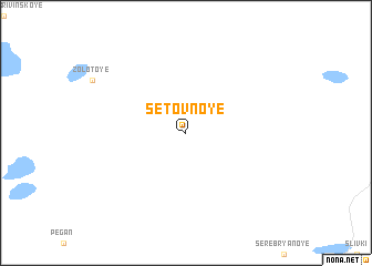 map of Setovnoye