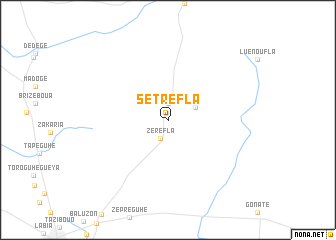 map of Sétréfla