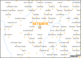 map of Setsubya