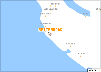 map of Sétté Banda