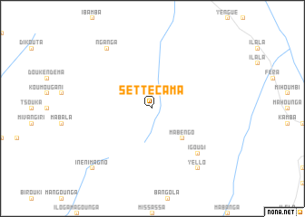 map of Sette Cama