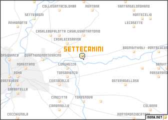 map of Settecamini