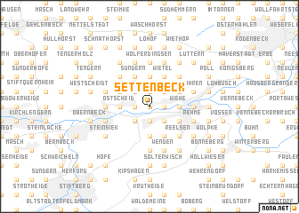 map of Settenbeck