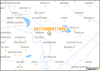 map of Settimo Rottaro