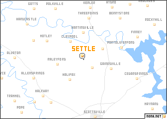 map of Settle