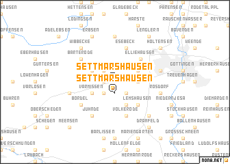 map of Settmarshausen