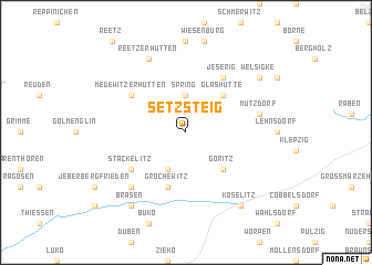 map of Setzsteig