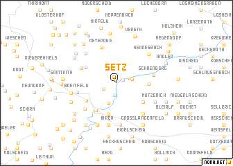 map of Setz