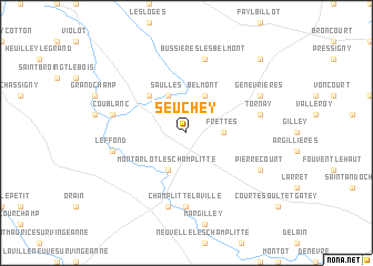 map of Seuchey