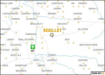 map of Seuillet