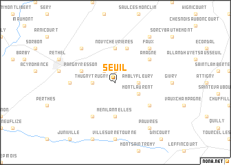 map of Seuil
