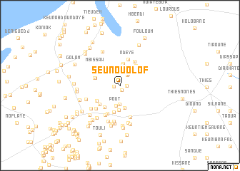 map of Seun Ouolof