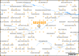 map of Seußen