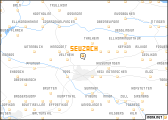 map of Seuzach