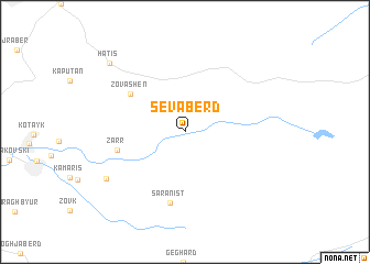 map of Sevaberd