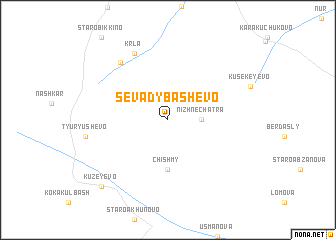 map of Sevadybashevo