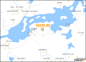 map of Sevalbo