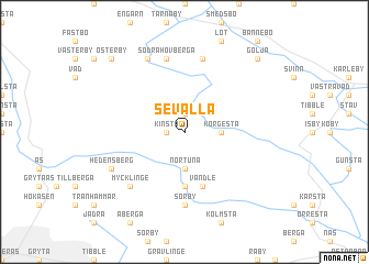 map of Sevalla