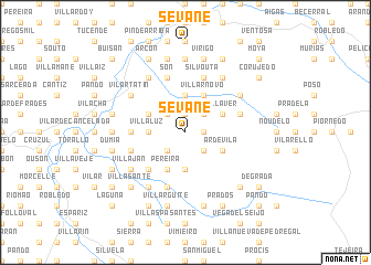 map of Sevane