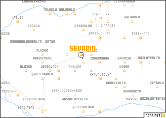 map of Şevarīn