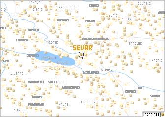 map of Sevar