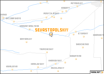 map of Sevastopol\